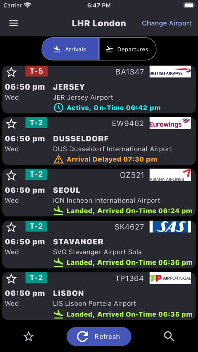 Emulate iPhone app Flight Info Pro: FlightBoard using MyAndroid Emulate iPhone app Flight Info Pro: FlightBoard using MyAndroid