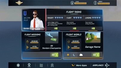 Emulate iPhone app Flight Sim : Plane Pilot 2 using MyAndroid