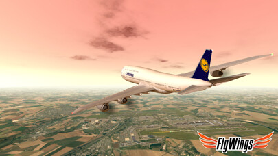 Emulate iPhone app Flight Simulator FlyWings 2015 using MyAndroid