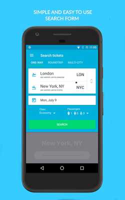 Emulate Android APK FlightsScann