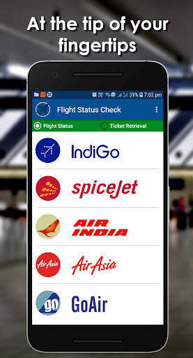 Run android online APK Flight Status Check: View Flight Status,Ticket-PNR from MyAndroid or emulate Flight Status Check: View Flight Status,Ticket-PNR using MyAndroid