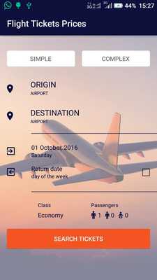 Emulate Android APK Flight Tickets Prices Emulate Android APK Flight Tickets Prices