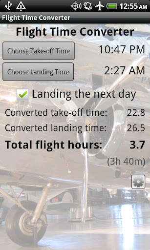 Run android online APK Flight Time Converter from MyAndroid or emulate Flight Time Converter using MyAndroid