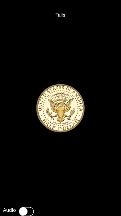 Emulate iPhone app Flip a Gold Coin using MyAndroid