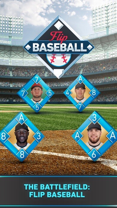 Emulate iPhone app Flip Baseball: official MLBPA card game using MyAndroid