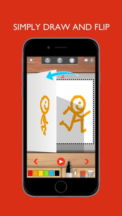 Emulate iPhone app Flipbook:Animate! using MyAndroid