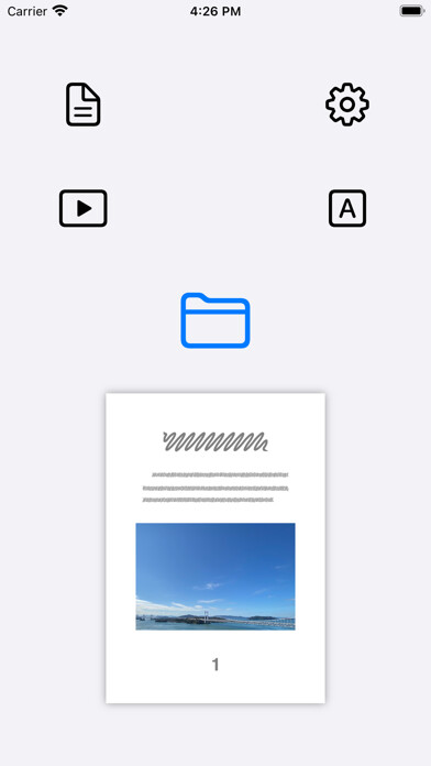 Emulate iPhone app FlipByBlink : Ebook Reader using MyAndroid