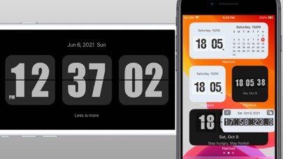 Emulate iPhone app Flip Clock - digital widgets using MyAndroid Emulate iPhone app Flip Clock - digital widgets using MyAndroid
