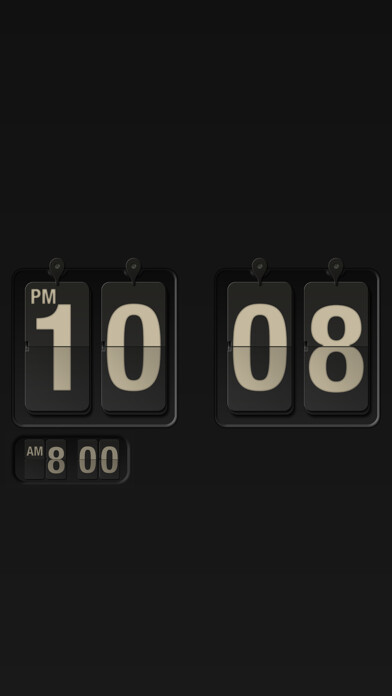 Emulate iPhone app Flip Clock Dock using MyAndroid