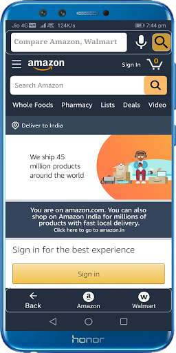 Run android online APK FlipMart 2 in 1 Lowest Price Walmart Vs Amazon from MyAndroid or emulate FlipMart 2 in 1 Lowest Price Walmart Vs Amazon using MyAndroid