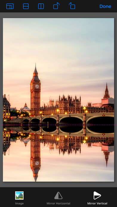 Emulate iPhone app Flipper - Mirror Image Photo using MyAndroid