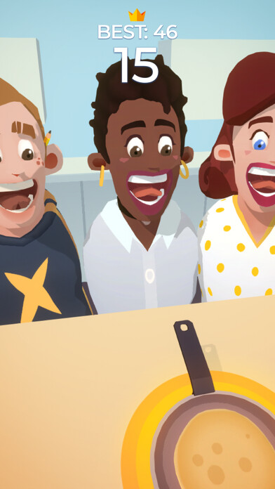 Emulate iPhone app Flippy Pancake using MyAndroid