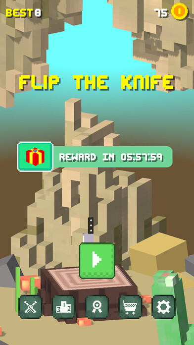 Emulate iPhone app FLIP THE KNIFE - KNIFE OUT 3D using MyAndroid Emulate iPhone app FLIP THE KNIFE - KNIFE OUT 3D using MyAndroid