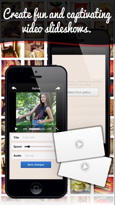Emulate iPhone app Flipview Flipagram SlideShow using MyAndroid