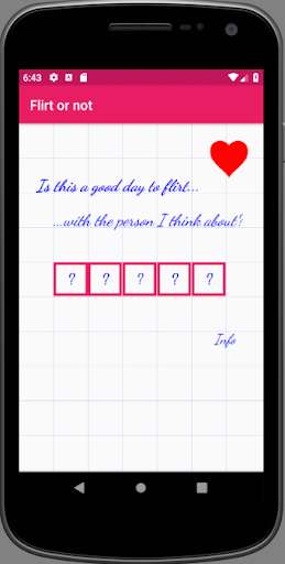 Run android online APK Flirt or not from MyAndroid or emulate Flirt or not using MyAndroid Run android online APK Flirt or not from MyAndroid or emulate Flirt or not using MyAndroid
