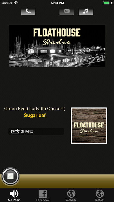 Emulate iPhone app FloatHouse Radio using MyAndroid