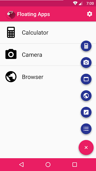 Run android online APK Floating Apps from MyAndroid or emulate Floating Apps using MyAndroid