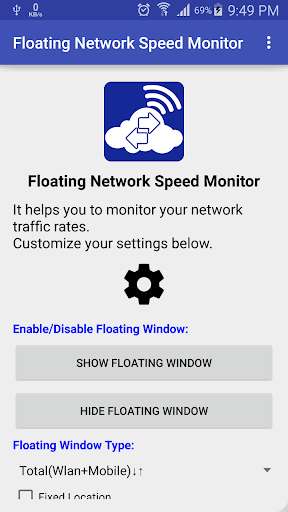 Run android online APK Floating Network Speed Monitor from MyAndroid or emulate Floating Network Speed Monitor using MyAndroid Run android online APK Floating Network Speed Monitor from MyAndroid or emulate Floating Network Speed Monitor using MyAndroid