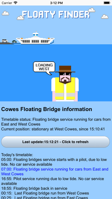 Emulate iPhone app Floaty Finder using MyAndroid