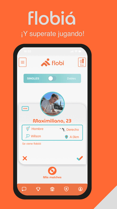 Emulate iPhone app FLOBI para jugar tenis y padel using MyAndroid Emulate iPhone app FLOBI para jugar tenis y padel using MyAndroid