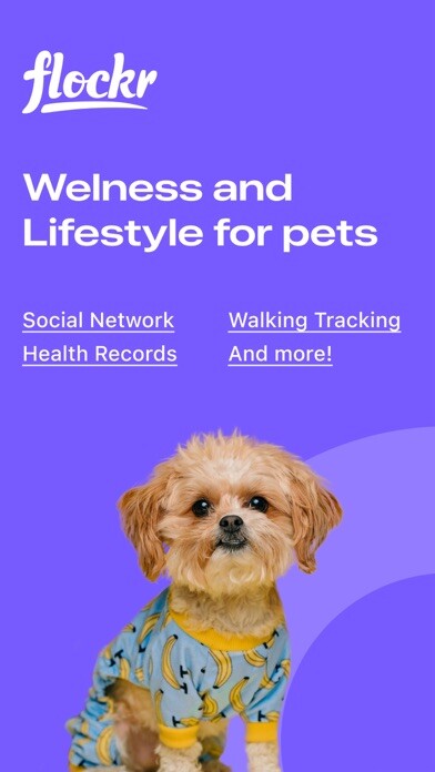 Emulate iPhone app Flockr - Pet Wellness & More using MyAndroid