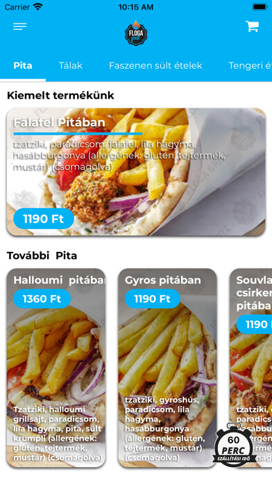 Emulate iPhone app Floga Grill using MyAndroid