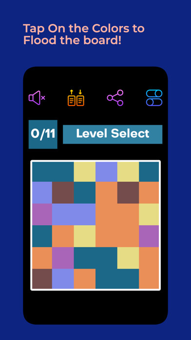 Emulate iPhone app Flood the Colors using MyAndroid Emulate iPhone app Flood the Colors using MyAndroid