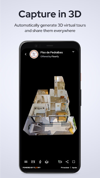 Run android online APK FLOORFY · Virtual tours from MyAndroid or emulate FLOORFY · Virtual tours using MyAndroid