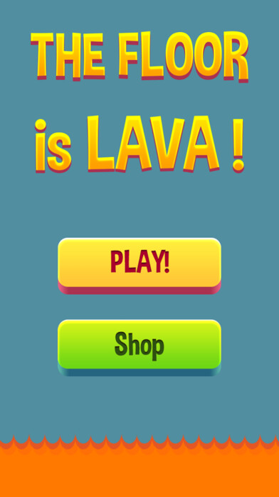 Emulate iPhone app Floor Is Lava - Addictive Game using MyAndroid