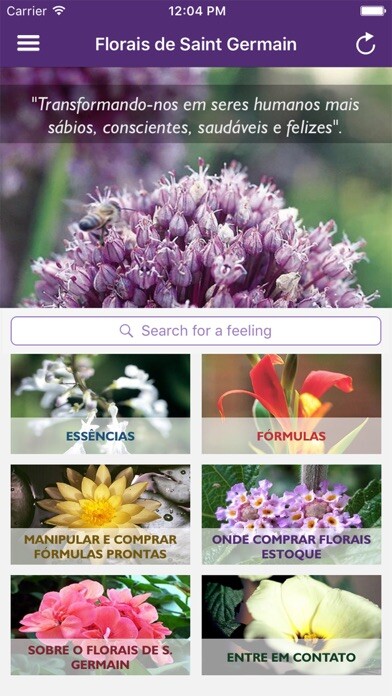 Emulate iPhone app Florais de Saint Germain using MyAndroid Emulate iPhone app Florais de Saint Germain using MyAndroid
