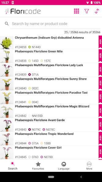 Emulate iPhone app FloriBook using MyAndroid