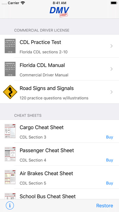 Emulate iPhone app Florida CDL Test Prep using MyAndroid Emulate iPhone app Florida CDL Test Prep using MyAndroid