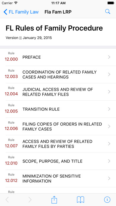 Emulate iPhone app Florida Family Law Rules of Procedure (LawStack) using MyAndroid Emulate iPhone app Florida Family Law Rules of Procedure (LawStack) using MyAndroid