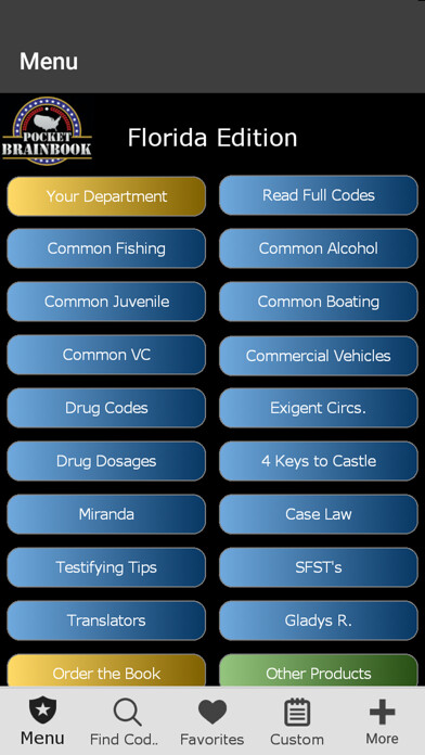 Emulate iPhone app Florida - Pocket Brainbook using MyAndroid Emulate iPhone app Florida - Pocket Brainbook using MyAndroid