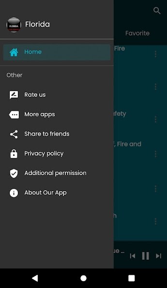 Run android online APK Florida scanner radios from MyAndroid or emulate Florida scanner radios using MyAndroid