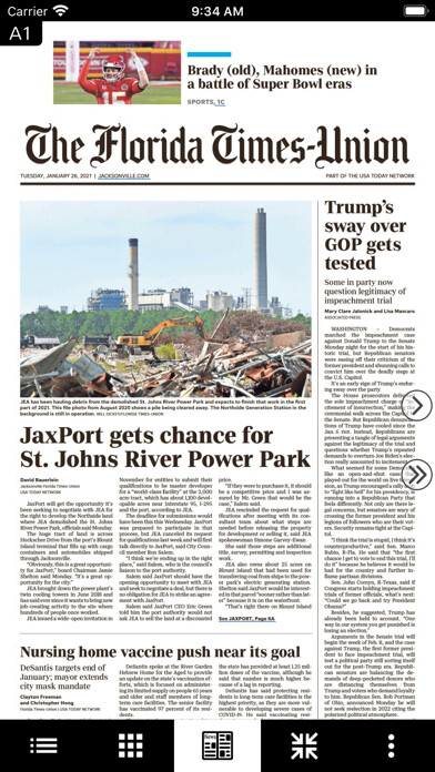 Emulate iPhone app Florida Times-Union eEdition using MyAndroid Emulate iPhone app Florida Times-Union eEdition using MyAndroid