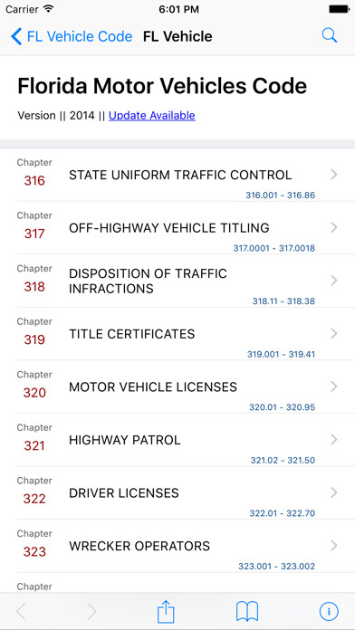 Emulate iPhone app Florida Vehicle Code (LawStack Series) using MyAndroid Emulate iPhone app Florida Vehicle Code (LawStack Series) using MyAndroid