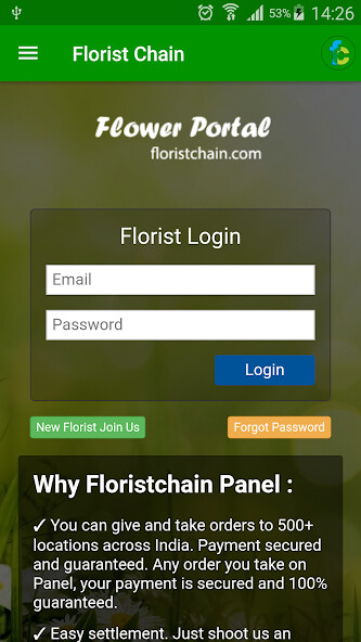Run android online APK Florist Chain panel from MyAndroid or emulate Florist Chain panel using MyAndroid Run android online APK Florist Chain panel from MyAndroid or emulate Florist Chain panel using MyAndroid