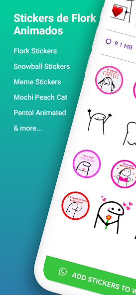 Run android online APK Flork Memes Animated Stickers from MyAndroid or emulate Flork Memes Animated Stickers using MyAndroid