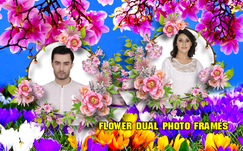 Run android online APK Flower Dual Photo Frames from MyAndroid or emulate Flower Dual Photo Frames using MyAndroid