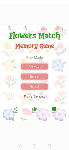 Run android online APK Flower Games, Flowers Memory Game from MyAndroid or emulate Flower Games, Flowers Memory Game using MyAndroid