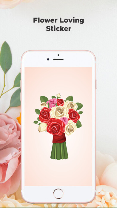 Emulate iPhone app Flower Loving Stickers using MyAndroid Emulate iPhone app Flower Loving Stickers using MyAndroid