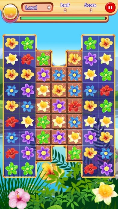 Emulate iPhone app Flower Match: Blossom pop mania matching puzzle using MyAndroid Emulate iPhone app Flower Match: Blossom pop mania matching puzzle using MyAndroid