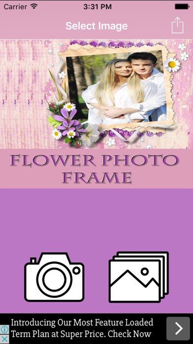 Emulate iPhone app Flower Photo Frame And Pic Collage using MyAndroid Emulate iPhone app Flower Photo Frame And Pic Collage using MyAndroid