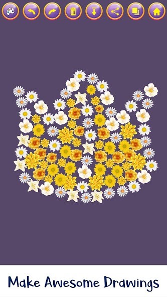 Run android online APK Flowers Draw - Drawing  Coloring with Flowers from MyAndroid or emulate Flowers Draw - Drawing  Coloring with Flowers using MyAndroid