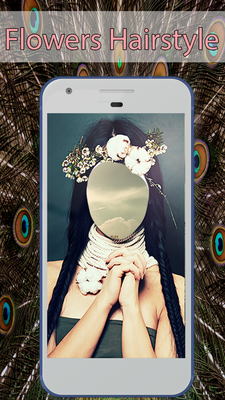 Emulate Android APK Flowers Hairstyle Photo Suit Editor
