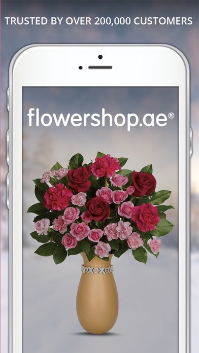 Emulate iPhone app flowershop.ae using MyAndroid
