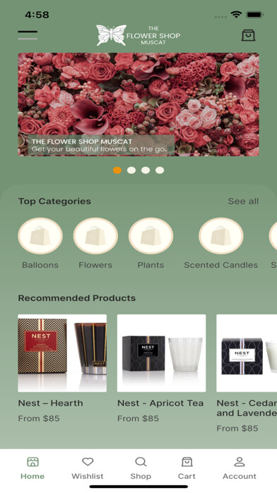 Run android online APK Flower Shop Oman from MyAndroid or emulate Flower Shop Oman using MyAndroid