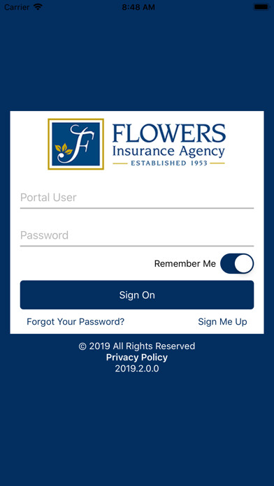 Emulate iPhone app Flowers Insurance Agency using MyAndroid Emulate iPhone app Flowers Insurance Agency using MyAndroid