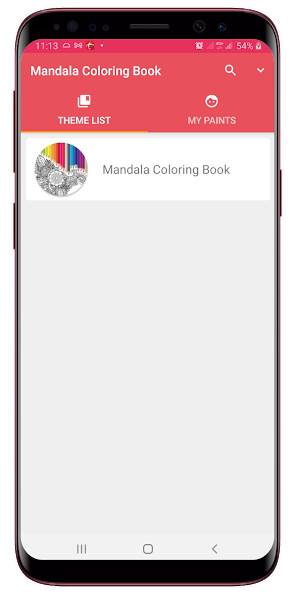 Emulate Android APK Flowers Mandala coloring book